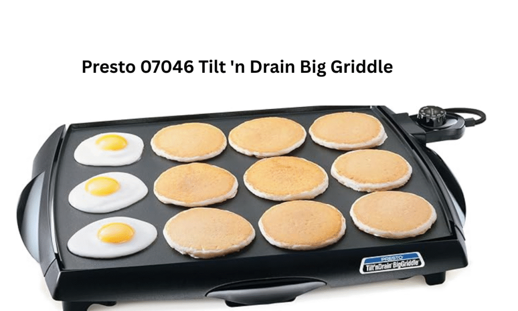 Presto 07046 Tilt 'n Drain Big Griddle