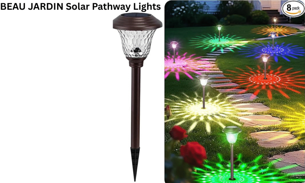 BEAU JARDIN Solar Pathway Lights
